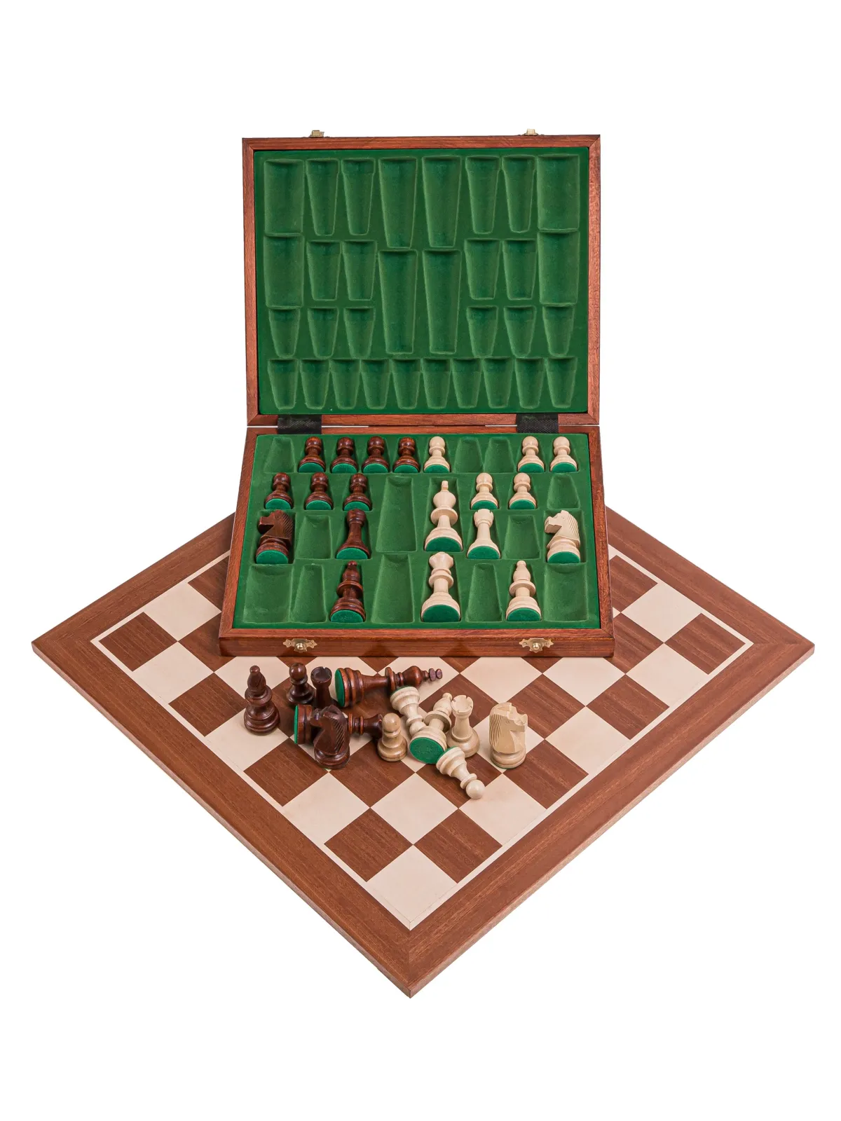 Profi Schach Set Nr 5 - Mahagoni Lux