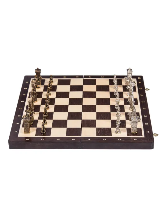 Echecs - Cracovie - Wenge / Métal