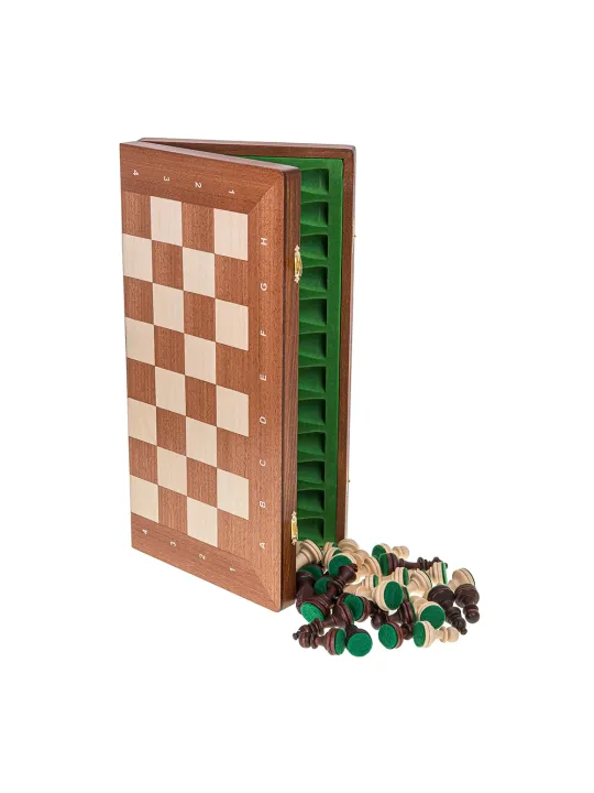 Echecs - Staunton 4 - Acajou