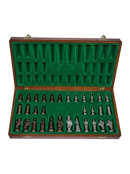 Echecs - Varsovie - Acajou / Métal