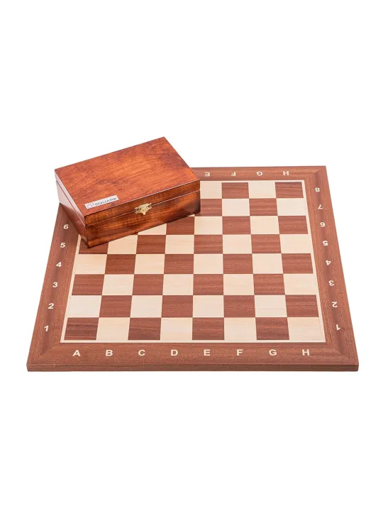 Jeu d'echecs professionnel n ° 6 - Acajou