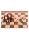 Scacchi in legno Set No 6 - Mogano