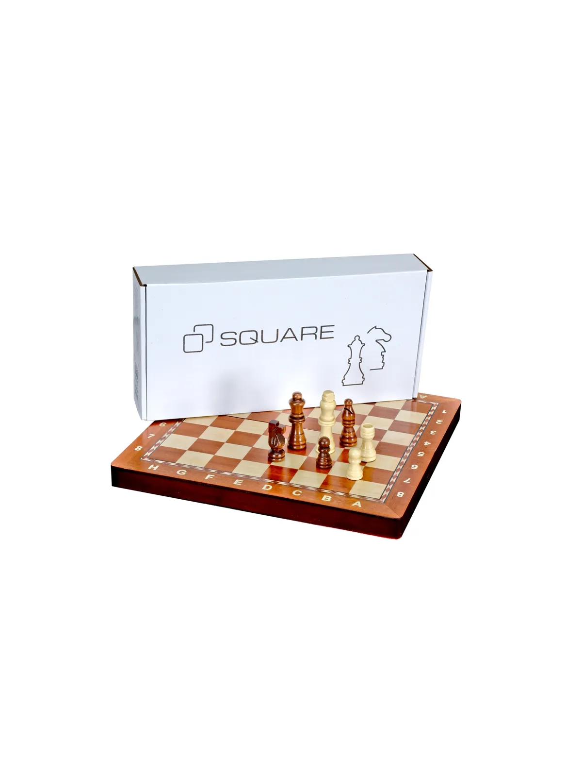 Schach Magnetisch - Mahagoni