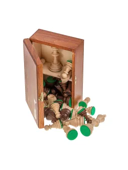 Pièces d'échecs - Staunton 6 + Boîte