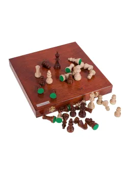 Chess Pieces Staunton 6 + Case Lux