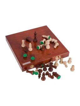 Pièces d'échecs - Staunton 6 + Boîte Lux
