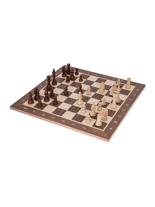 Pro Scacchi Set No 4 - Mogano Pro Scacchi Set No 4 - Mogano