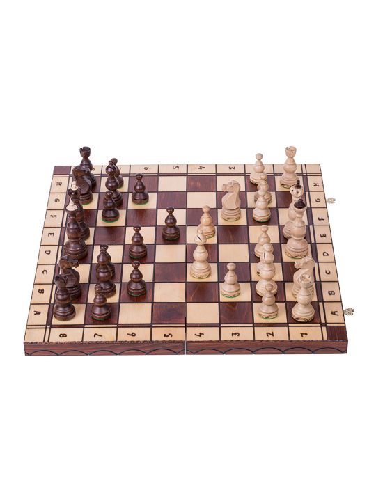 SQUARE - Wooden Chess Legate + 2 x Queen