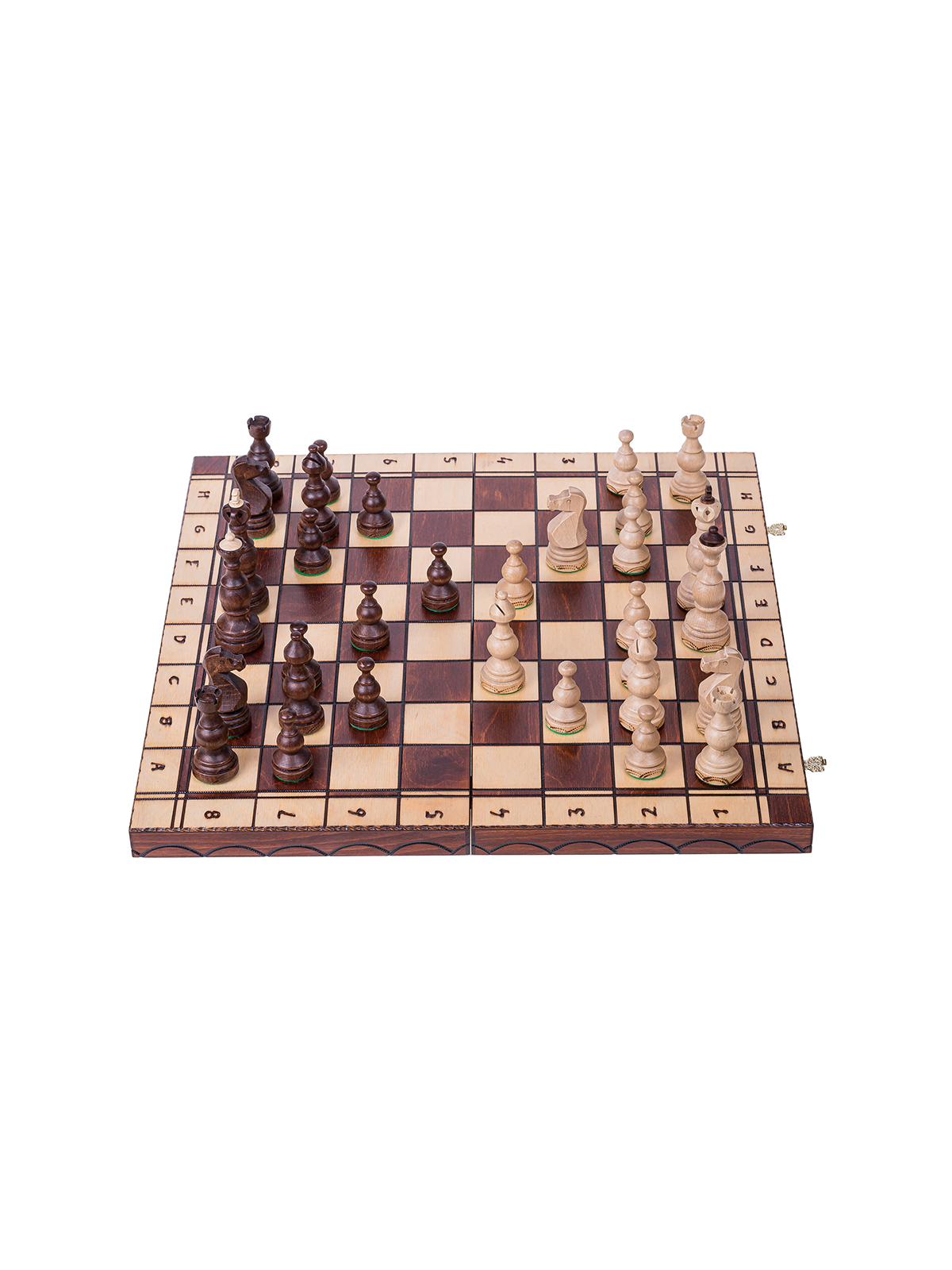 SQUARE - Wooden Chess Legate + 2 x Queen
