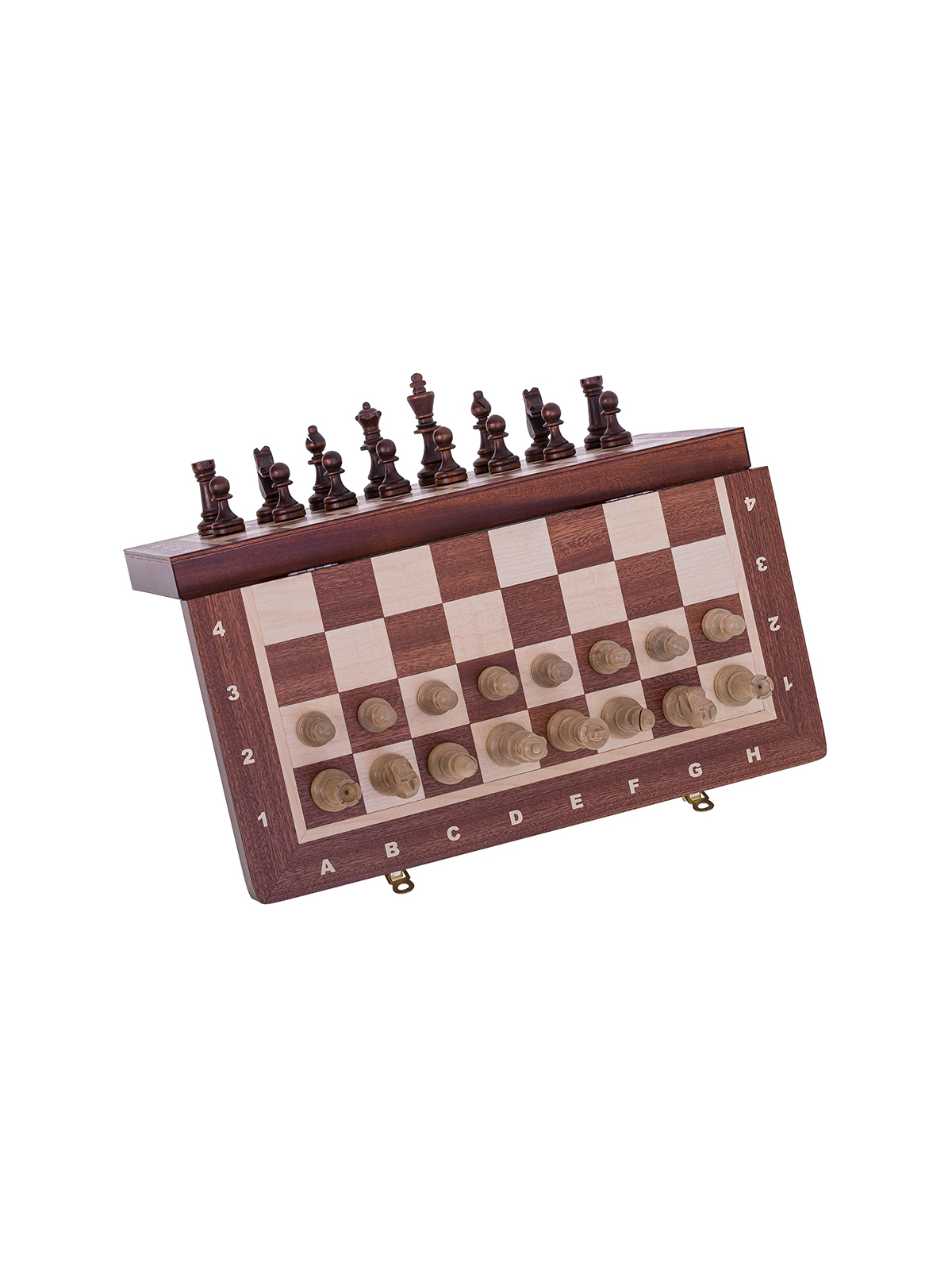 SQUARE - Chess Magnetic - Staunton 3 - Mahogany - Online Chess Shop