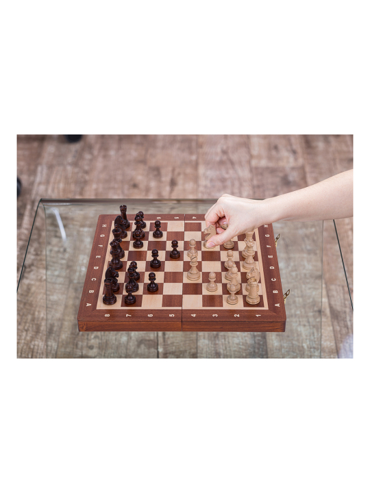 SQUARE - Ajedrez Magnético - Staunton 3 - Caoba