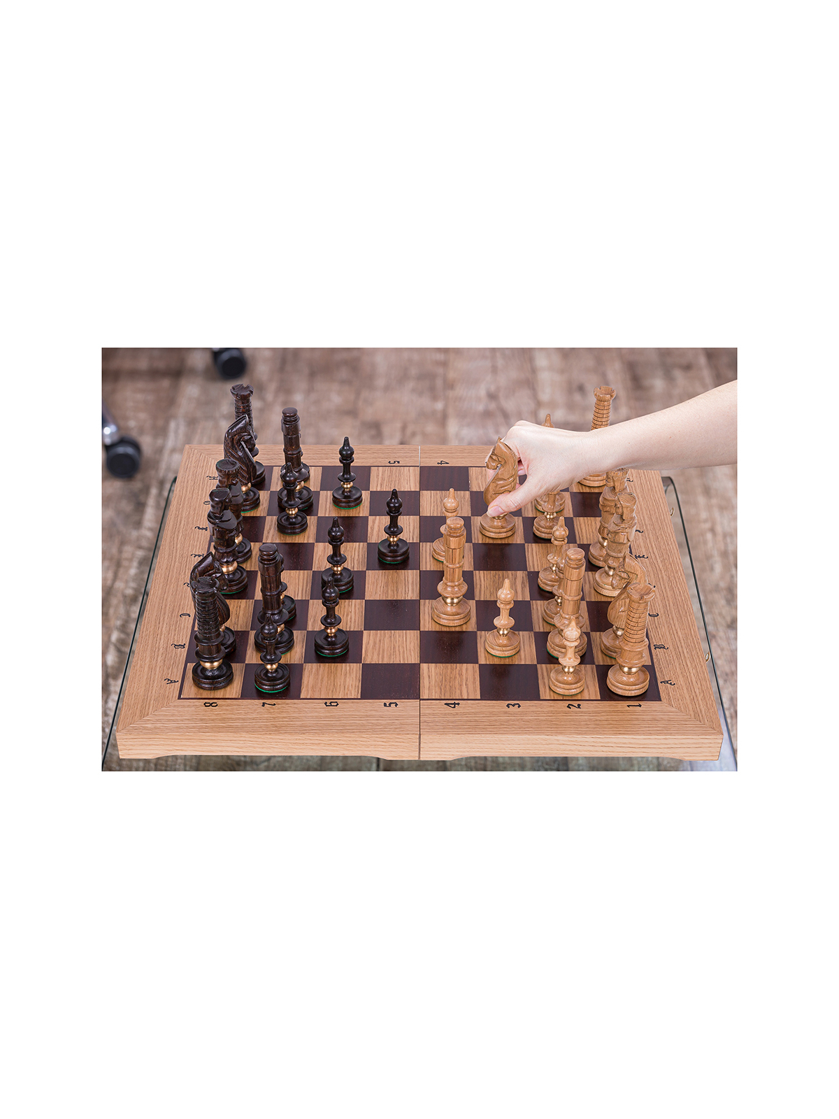 SQUARE - Schach Royal Lux - Eiche