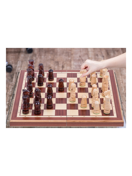 SQUARE - Schach aus Holz - SCHLOSS