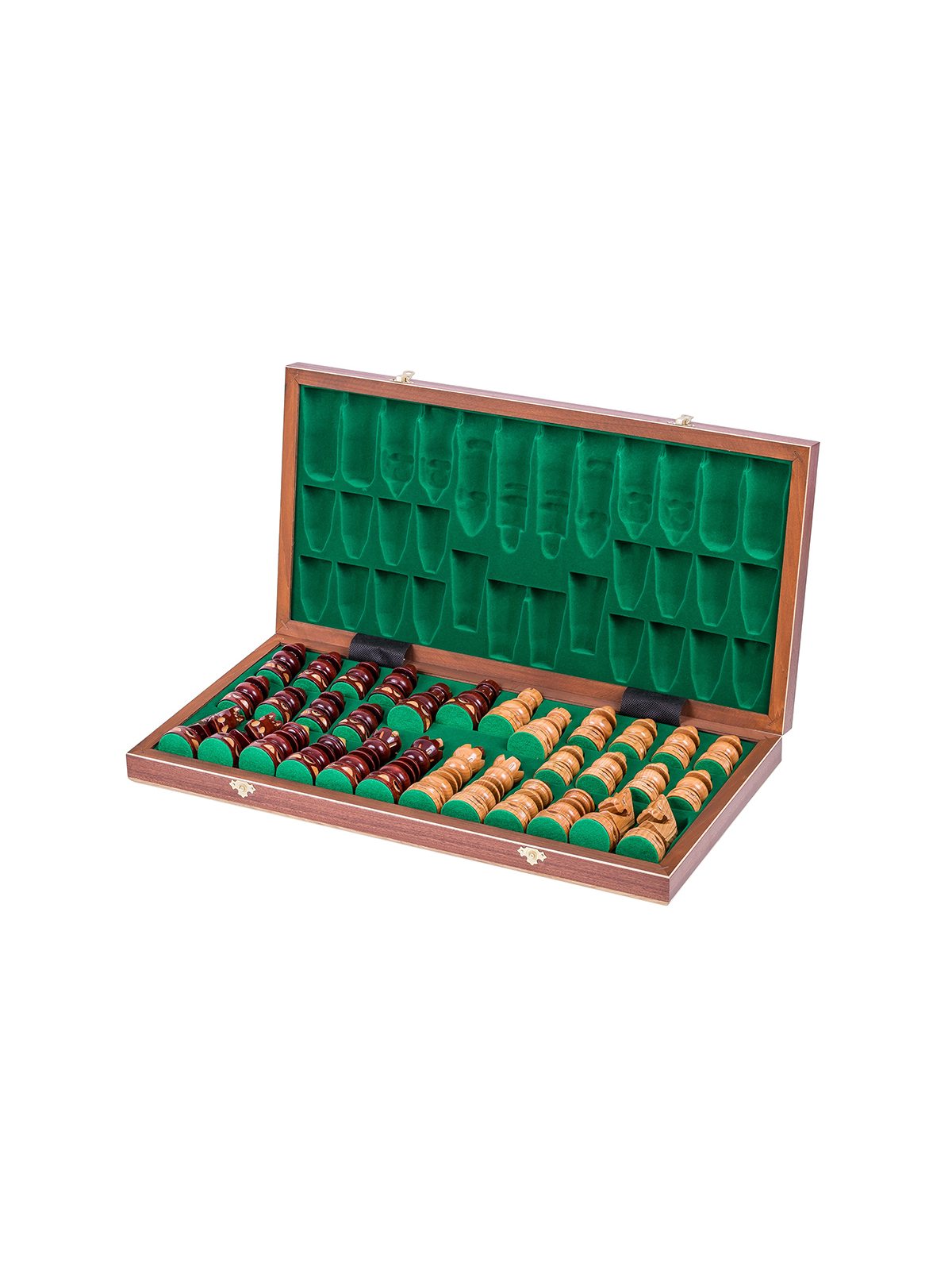 SQUARE - Wooden Chess Set BYZANTIUM - Carved