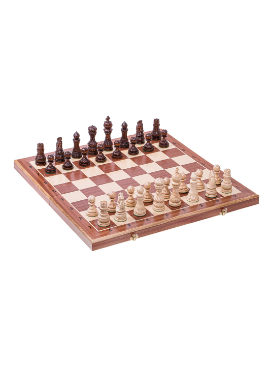 SQUARE - Scacchi in legno - Reno - Mogano