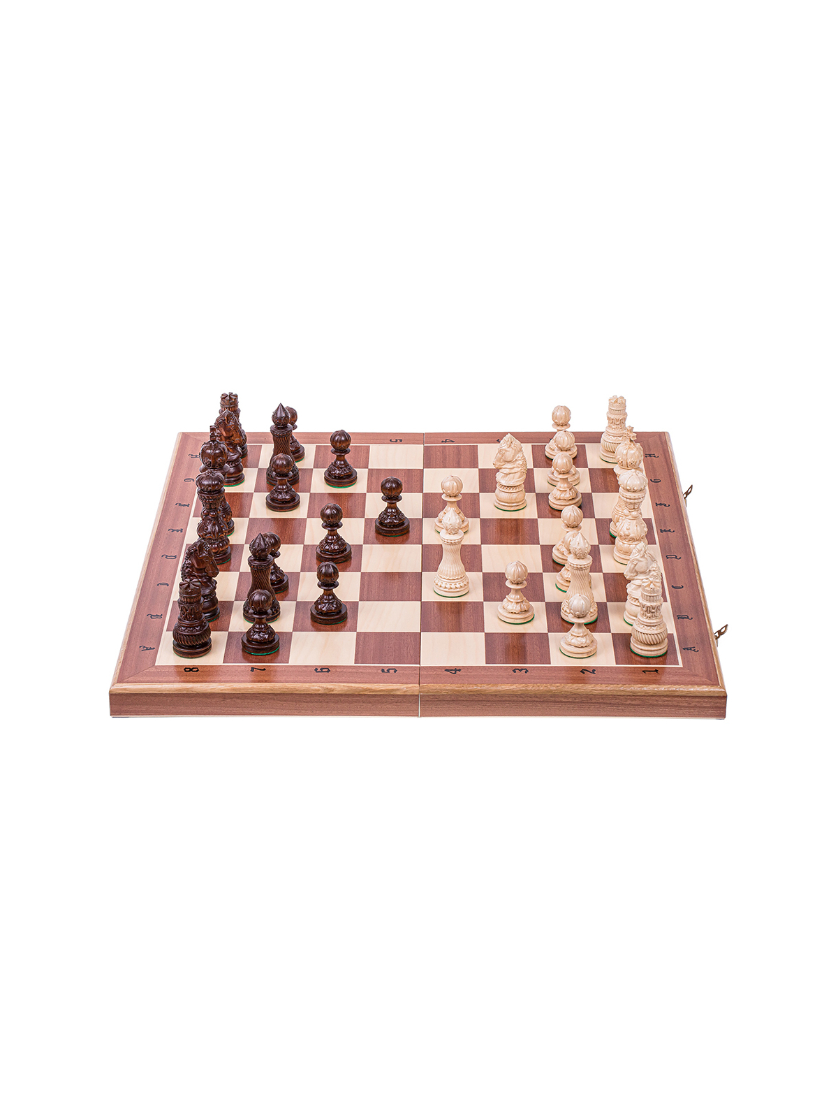SQUARE - Scacchi in legno - Reno - Mogano