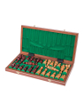 SQUARE - Wooden Chess Set Moselle - Carved