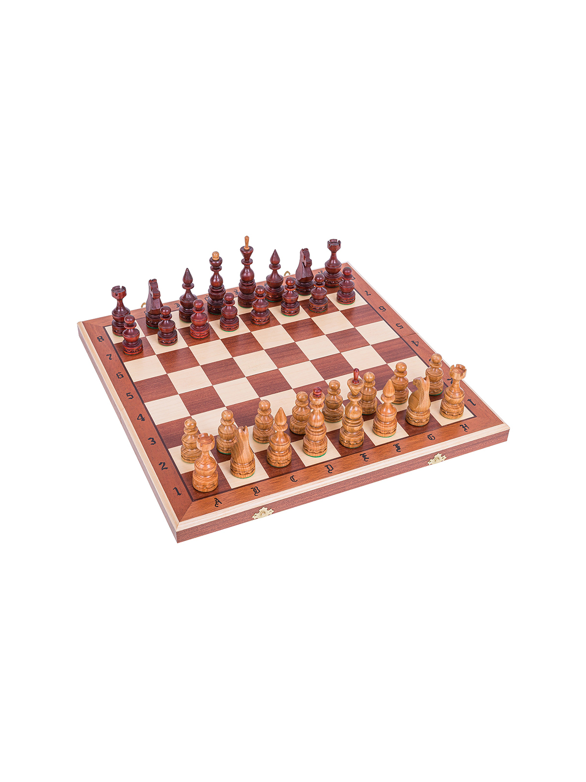 SQUARE - Wooden Chess Set Moselle - Carved