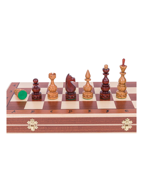 SQUARE - Wooden Chess Set Moselle - Carved