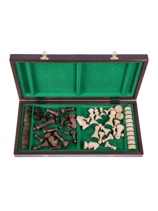 SQUARE - Chess + Checkers - XL - Online Chess Shop