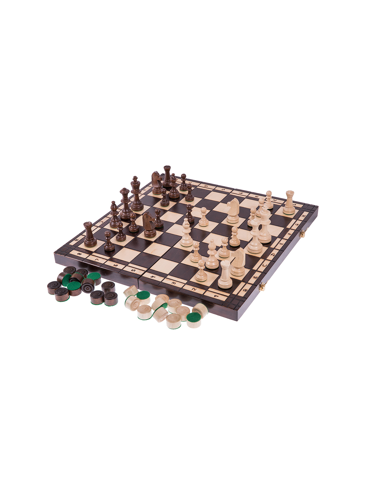 SQUARE - Chess + Checkers - XL - Online Chess Shop