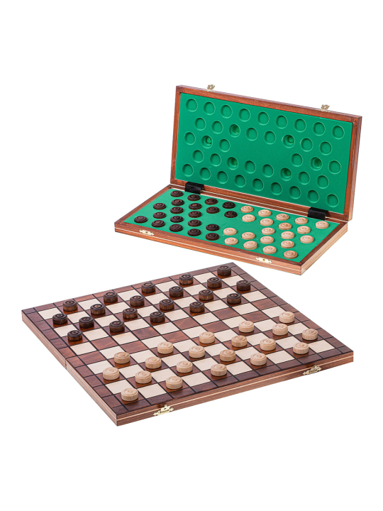 SQUARE - Shop - Wooden Checkers 100 - Fields