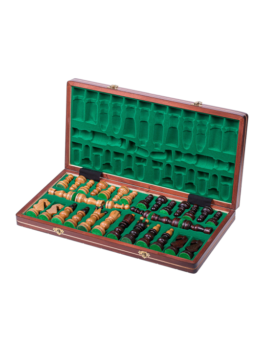 SQUARE - Wooden Chess Set - Presidential