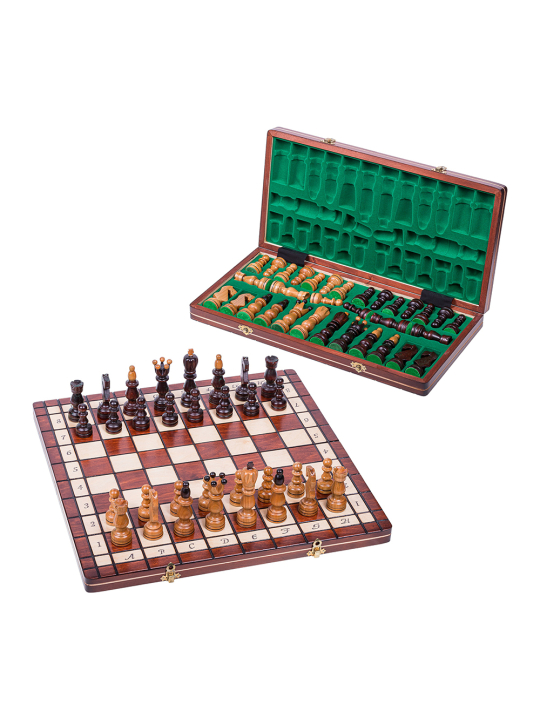 SQUARE - Wooden Chess Set - Presidential
