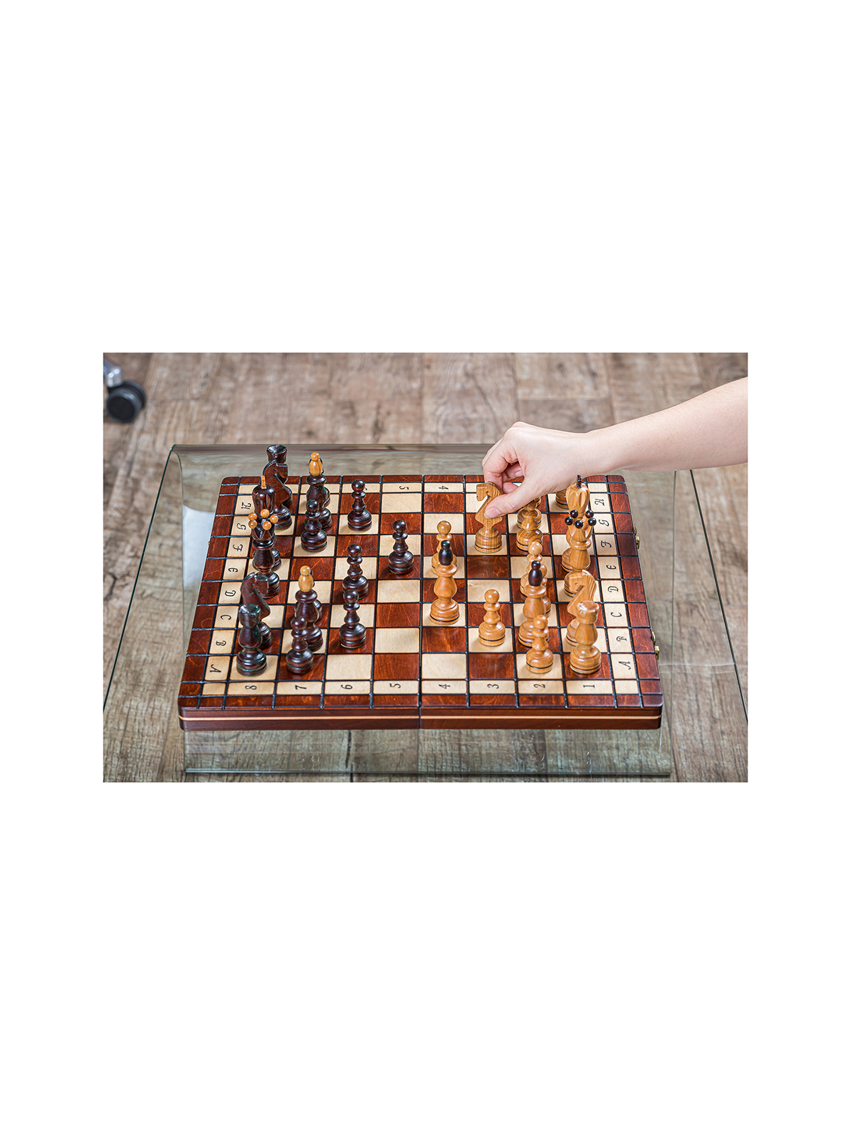 SQUARE - Ajedrez de madera Presidencial