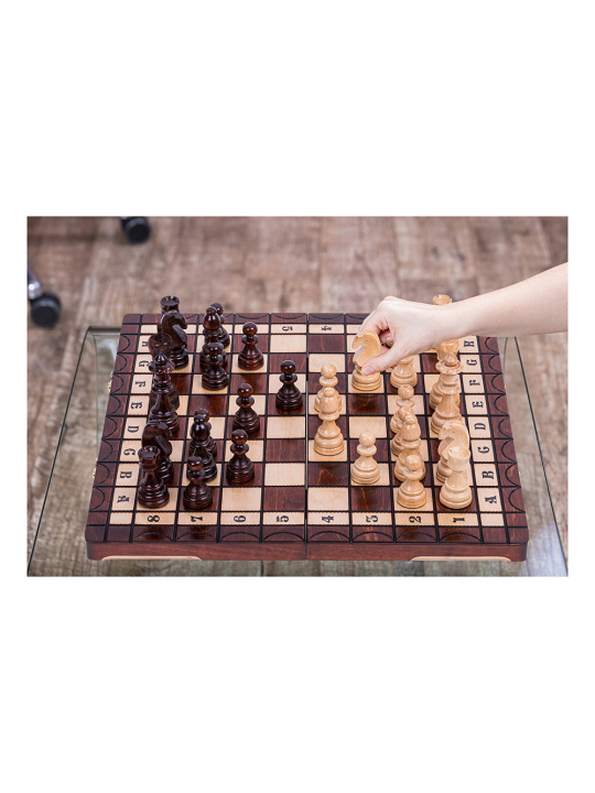 SQUARE - Wooden Chess Set - General