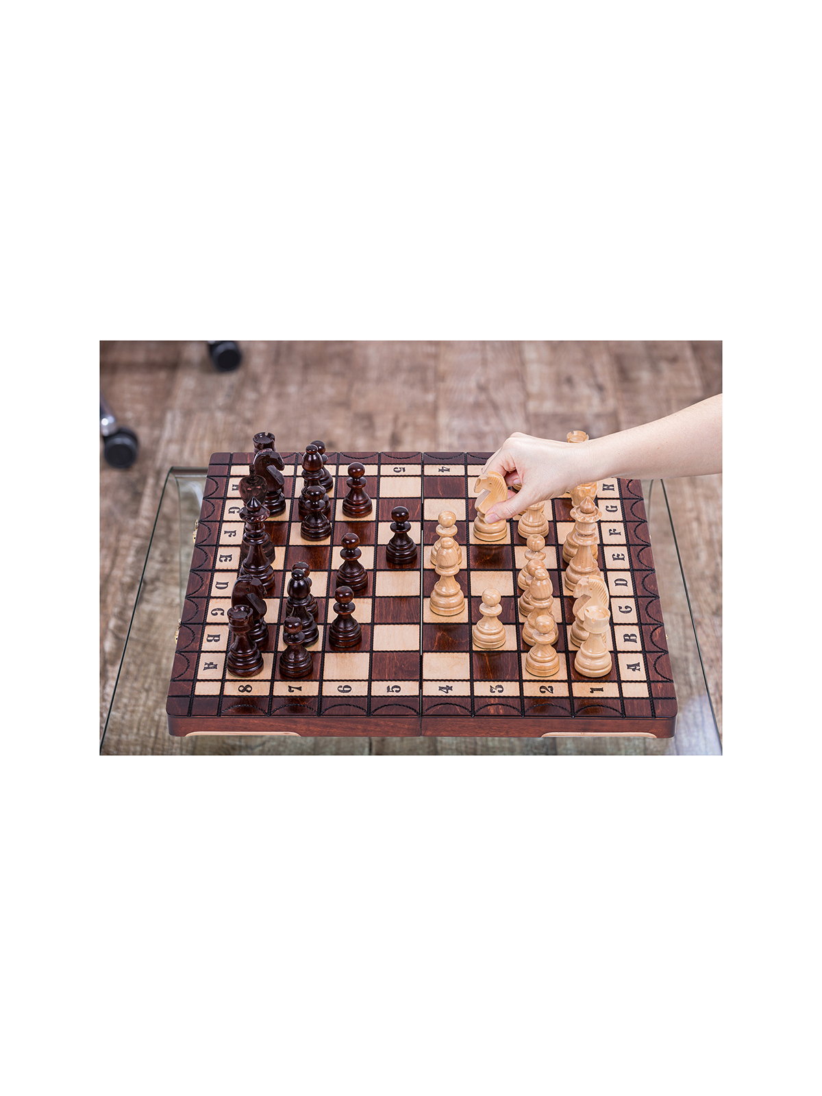 SQUARE - Wooden Chess Set - General