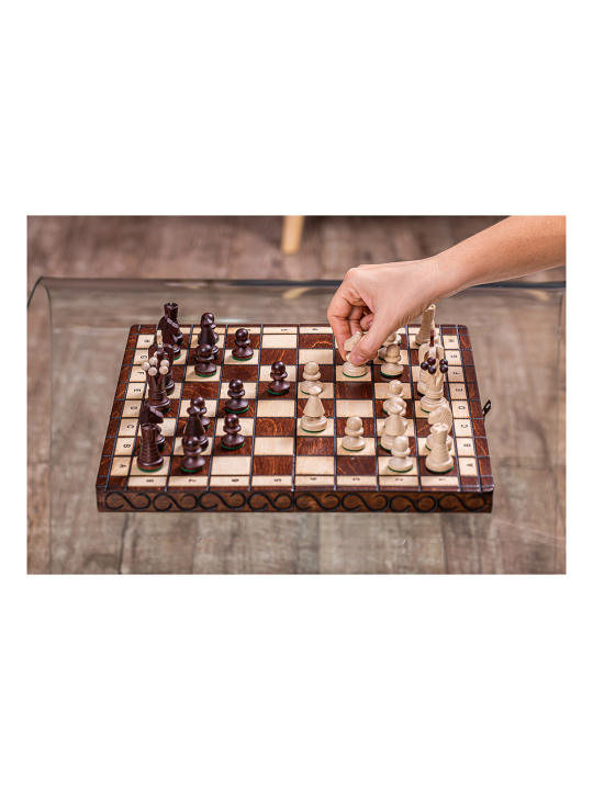 SQUARE - Schach aus Holz - Club Mini