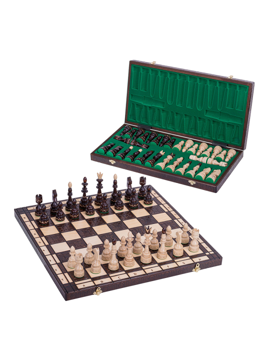 SQUARE - Wooden Chess Set - Indio
