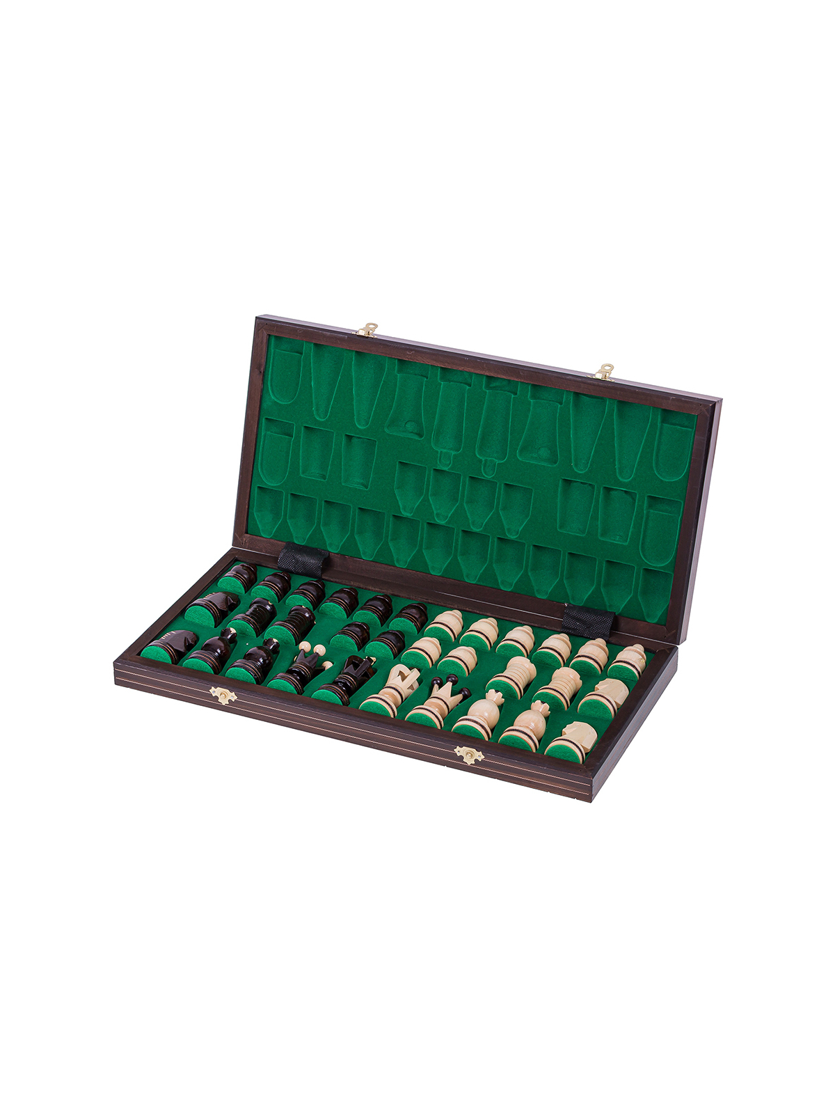 SQUARE - Wooden Chess Set - Kingdom Incrustation