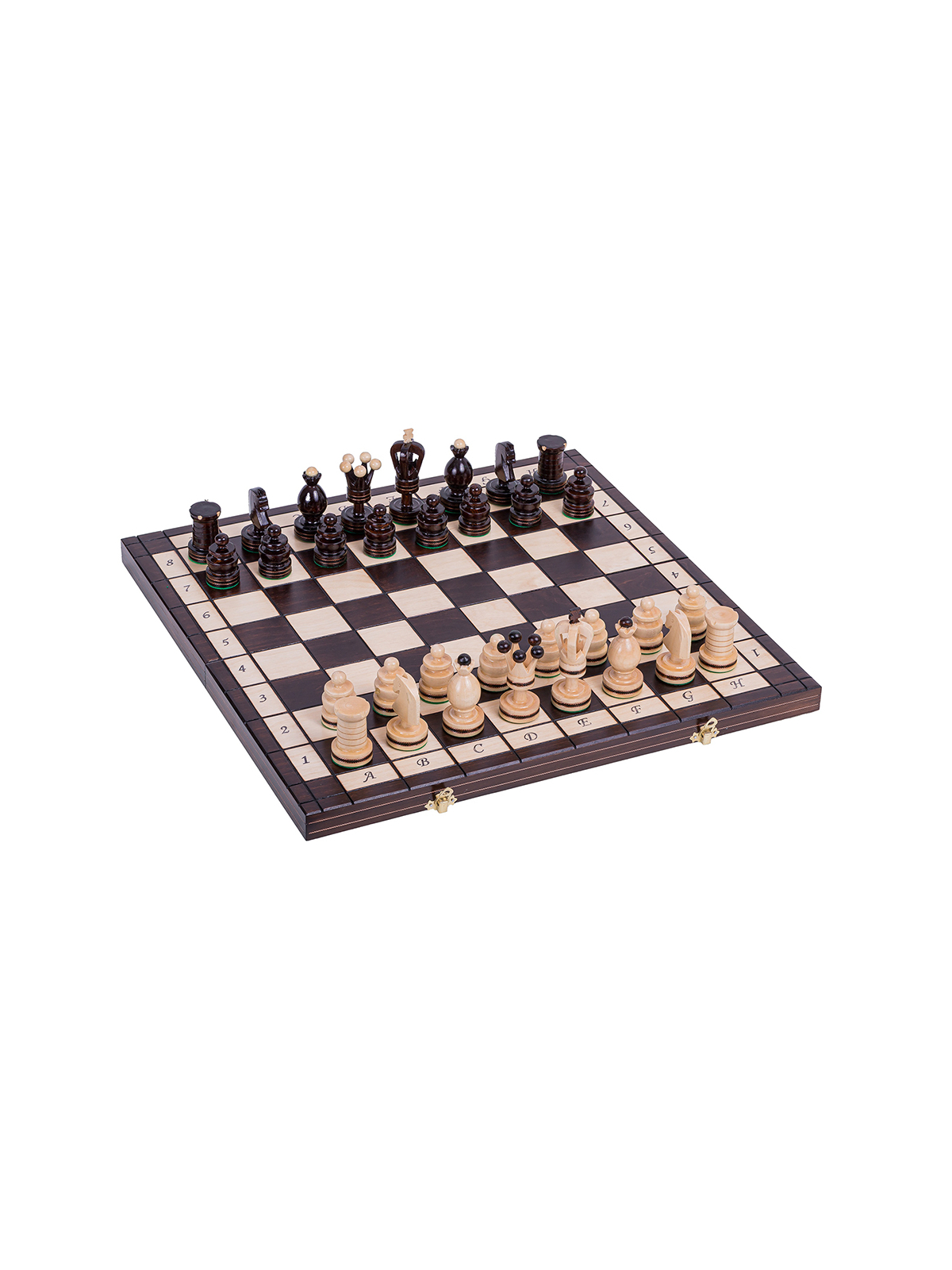 SQUARE - Wooden Chess Set - Kingdom Incrustation
