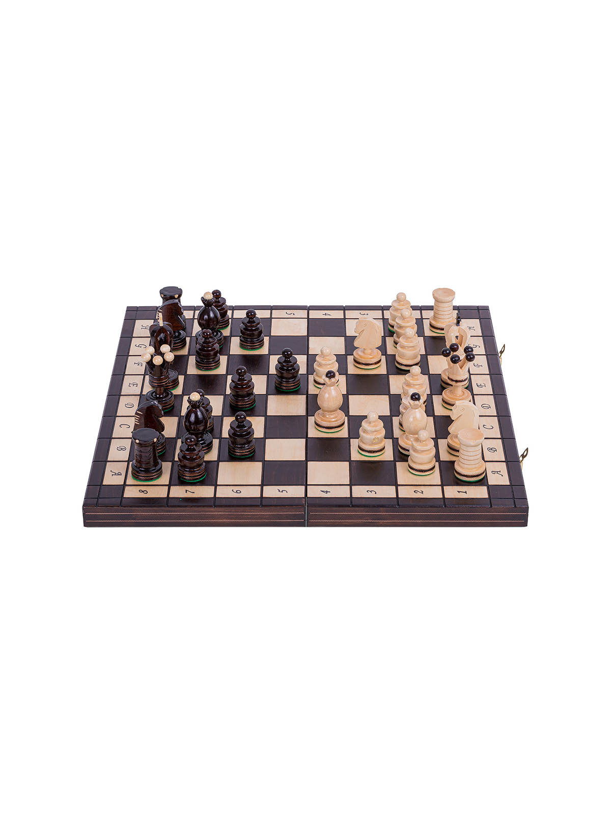 SQUARE - Wooden Chess Set - Kingdom Incrustation