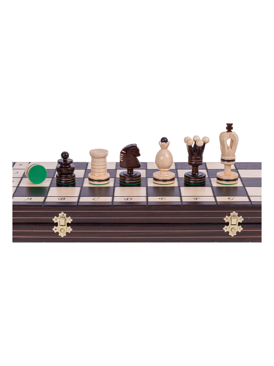 SQUARE - Wooden Chess Set - Kingdom Incrustation