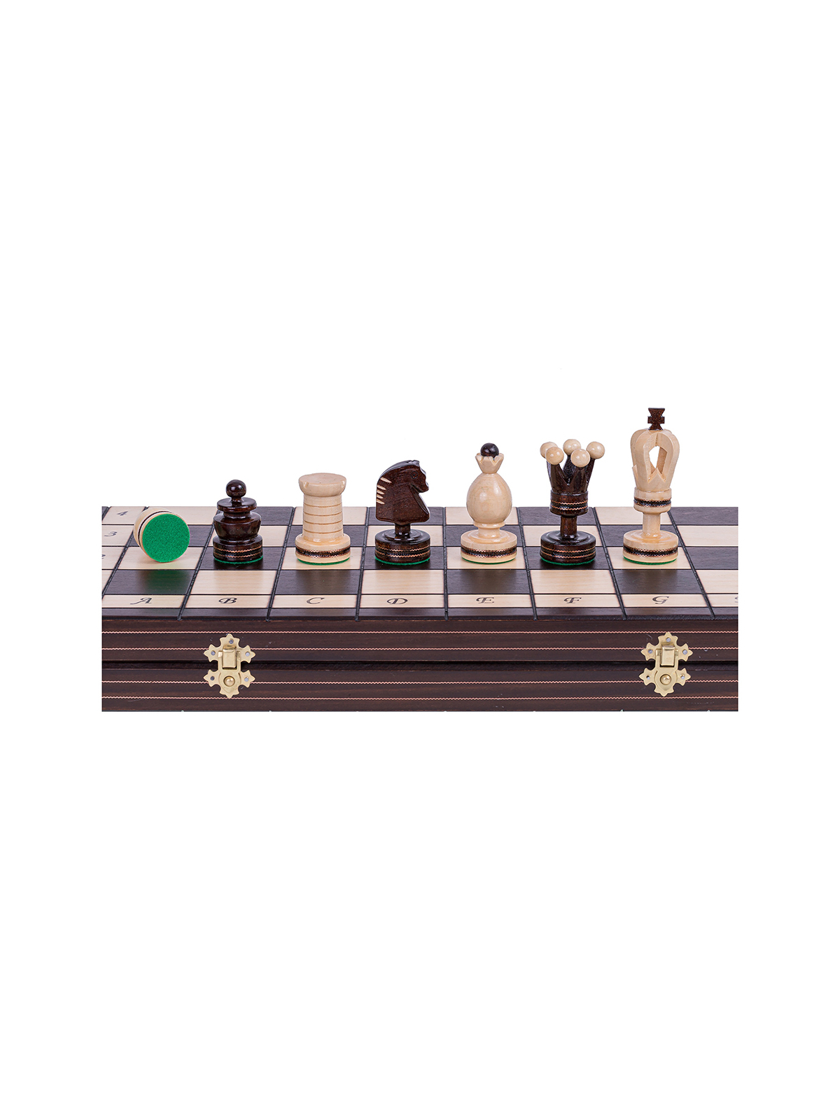 SQUARE - Wooden Chess Set - Kingdom Incrustation