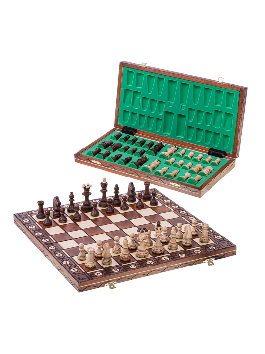 SQUARE - Wooden Chess Set Consul