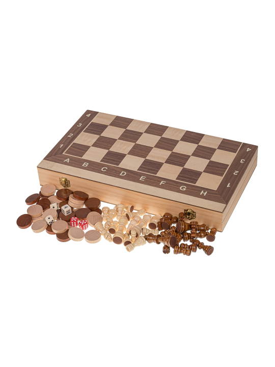 SQUARE - Jeu 2 -1 - Président - Echecs + Backgammon