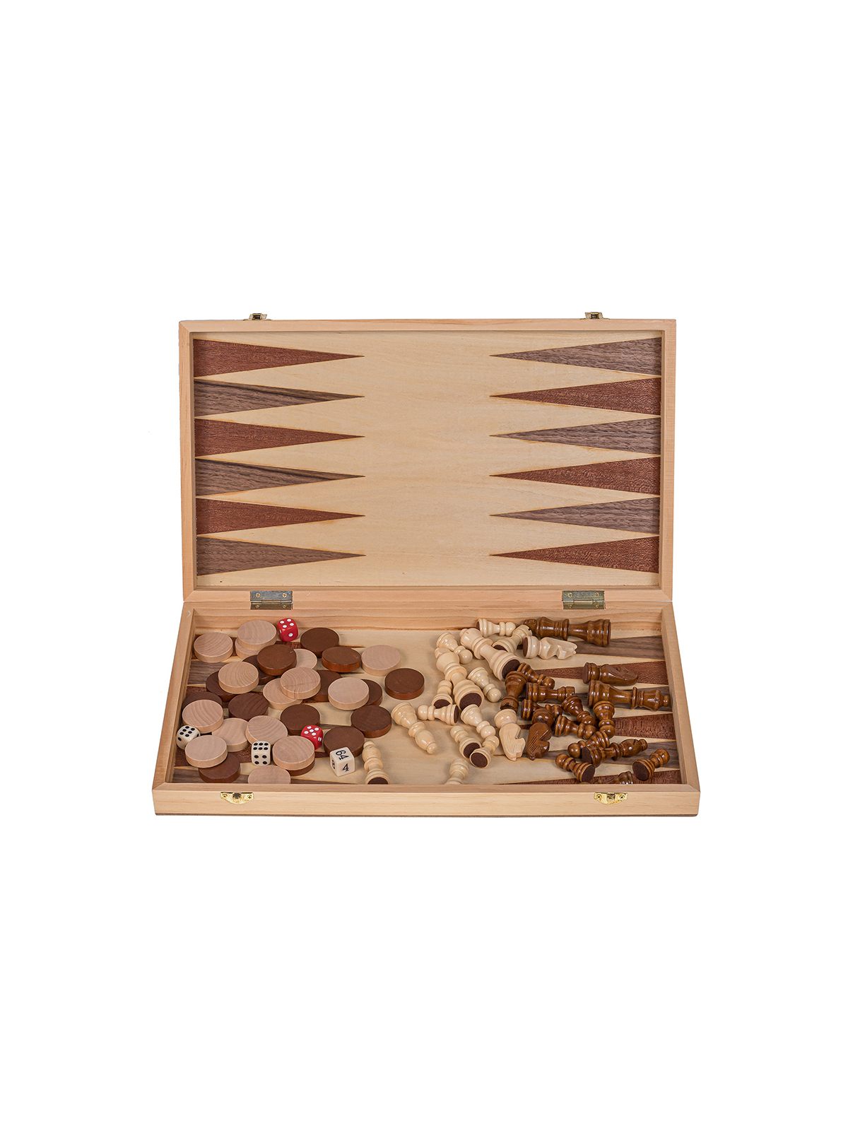 SQUARE - Spiel Präsident - Schach + Dame + Backgammon