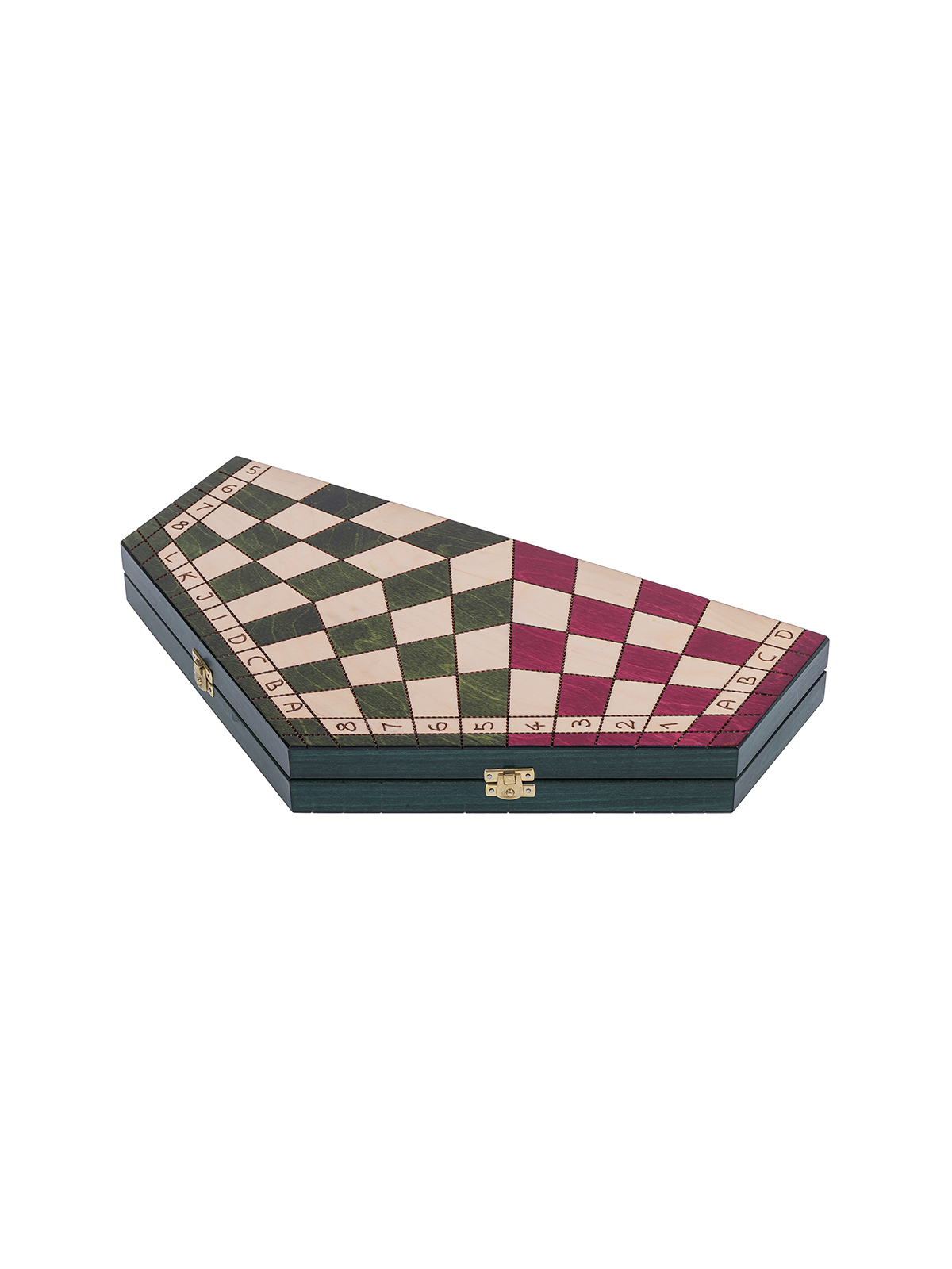 SQUARE - Echecs en bois pour 3 personnes - Moyen