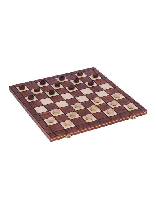 SQUARE - Wooden Checkers 64 - Fields
