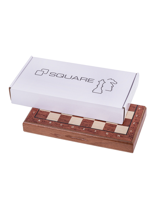 SQUARE - Chess Magnetic 290 - Mahogany - Online Chess Shop