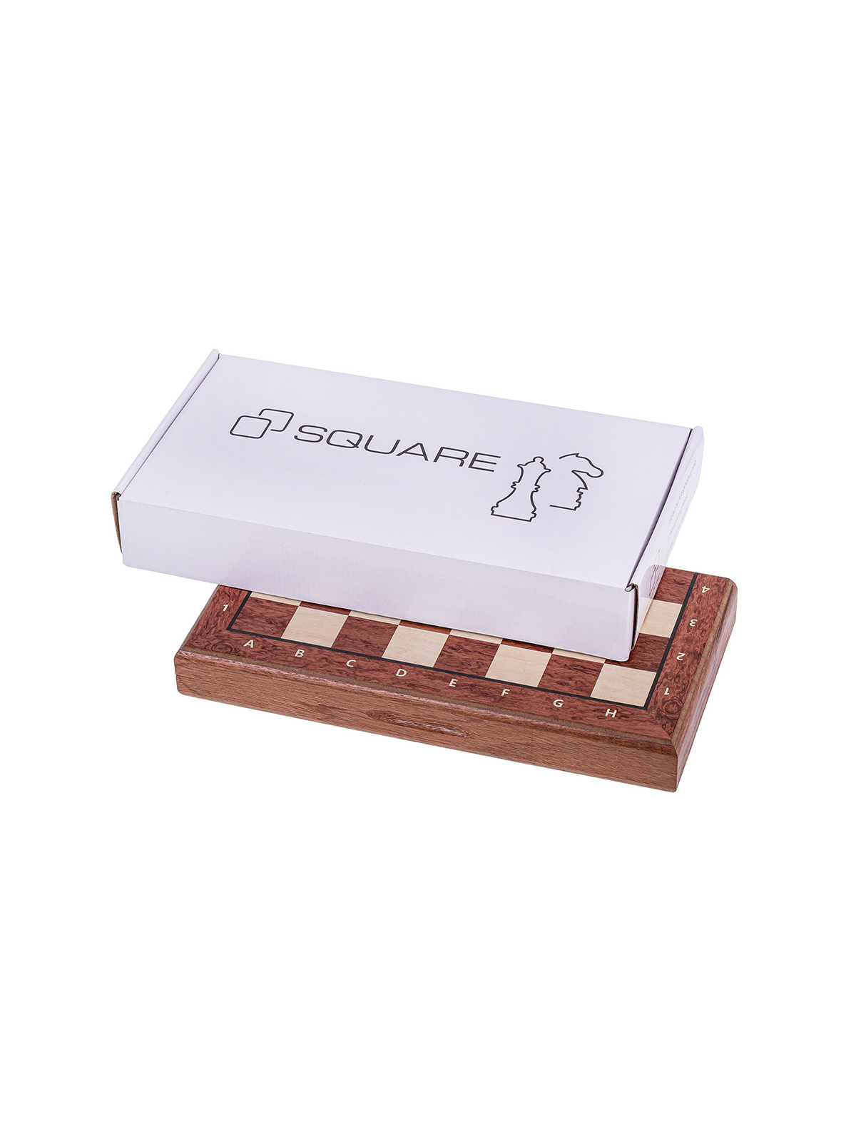 SQUARE -Schach Magnetisch 380 - Mahagoni - Online Schach Shop