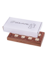 SQUARE - Chess Magnetic 290 - Mahogany - Online Chess Shop