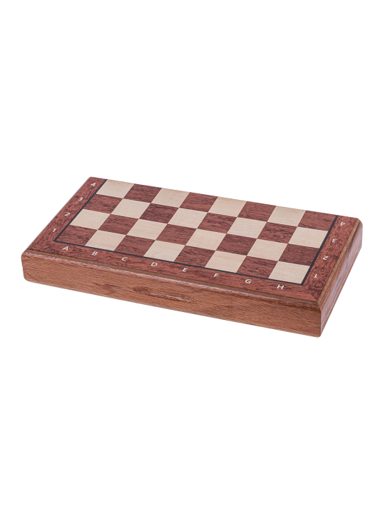 SQUARE - Chess Magnetic 290 - Mahogany - Online Chess Shop