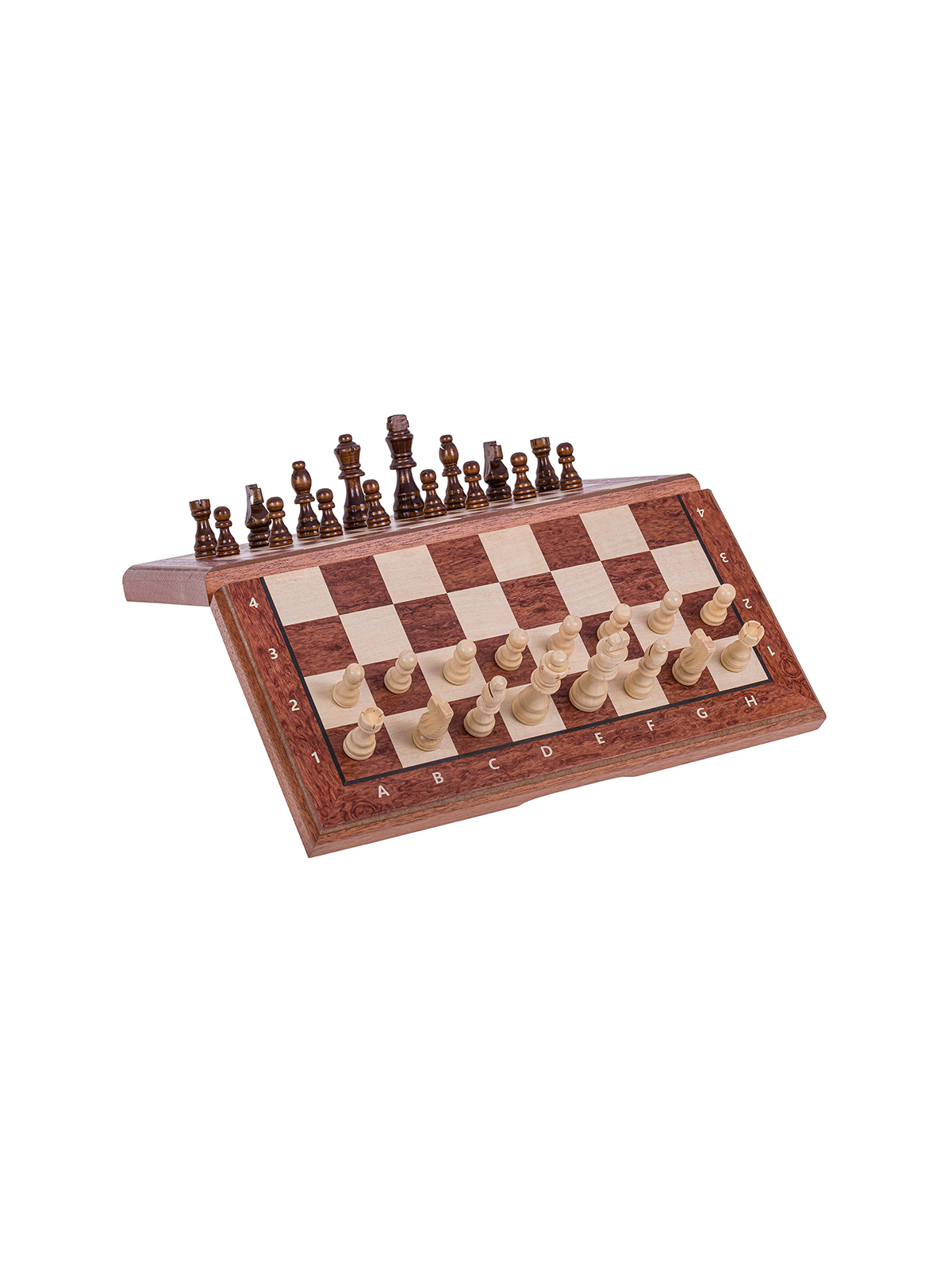 SQUARE - Chess Magnetic 290 - Mahogany - Online Chess Shop