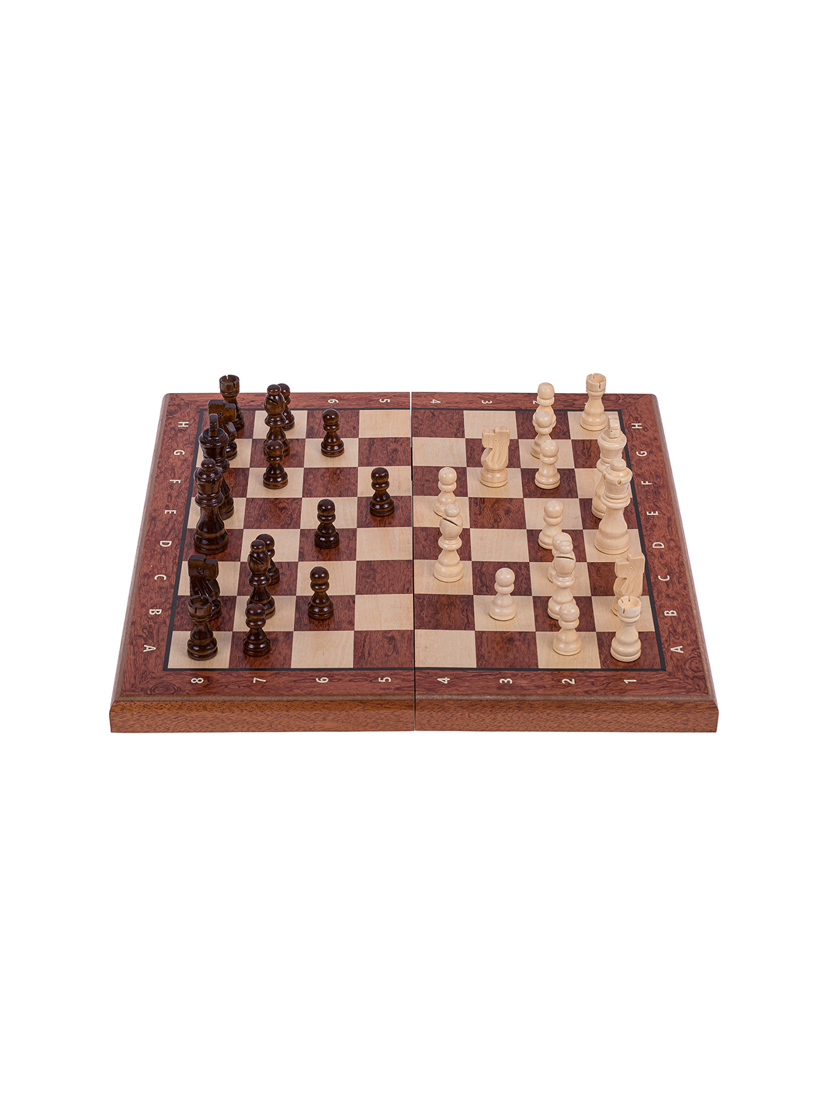 SQUARE - Chess Magnetic 290 - Mahogany - Online Chess Shop