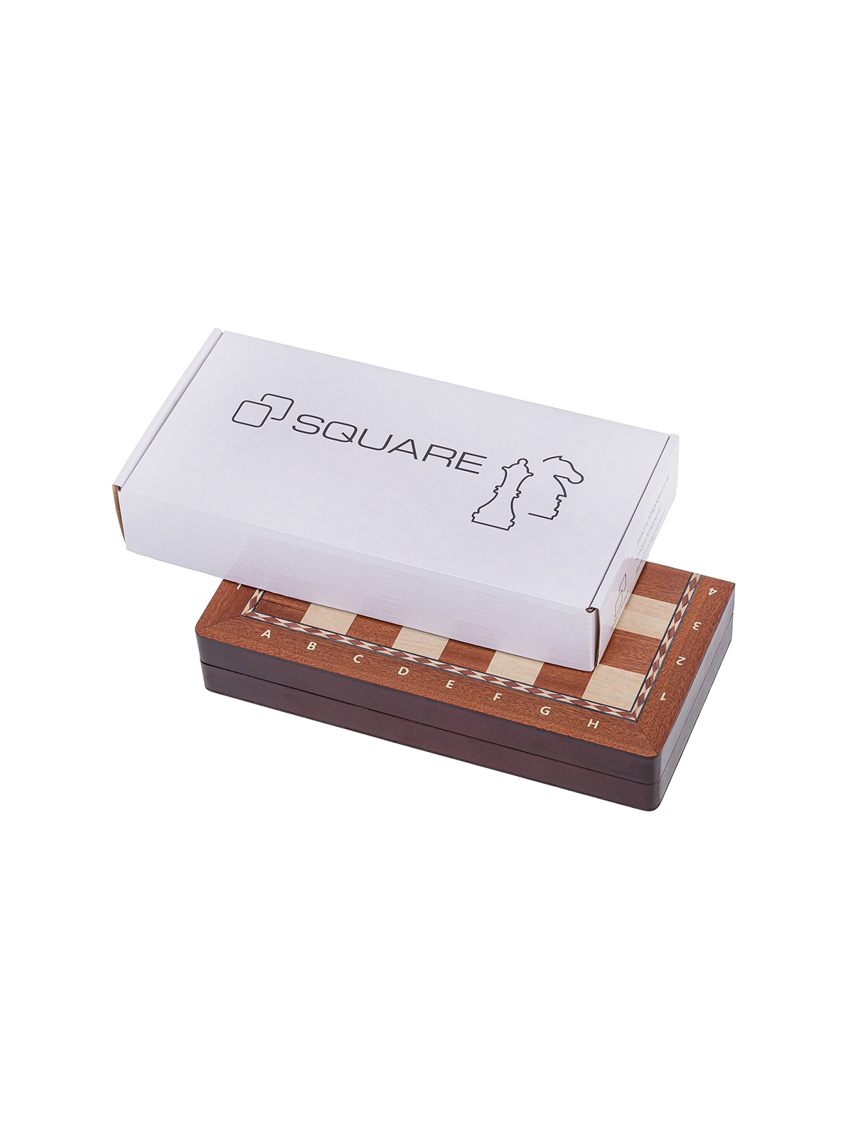 SQUARE - Chess Magnetic 290 - Mahogany - Online Chess Shop